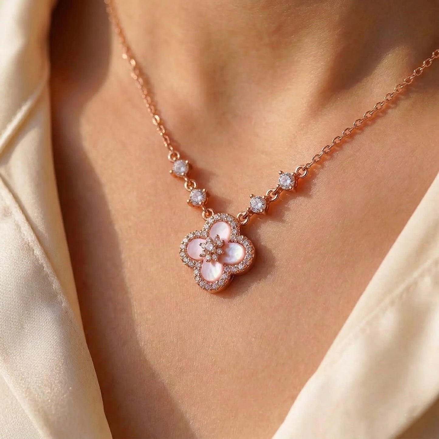 COLLANA QUADRIFOGLIO – CONFEZIONE REGALO INCLUSA!